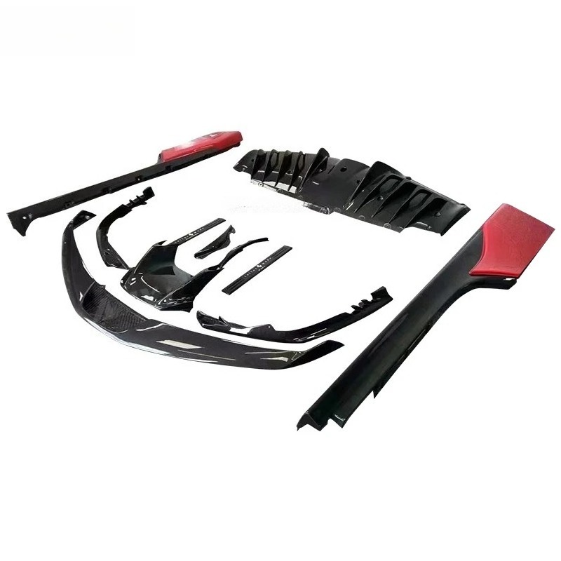 Excellent Quality Dry Carbon Fiber OEM Body Kits Front Lip Side Skirt Rear Diffuser and Fenders for SF90 Novitec Kits